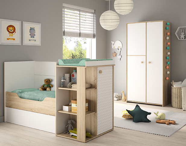 Oak Nursery Wardrobe Intimi By Galipette