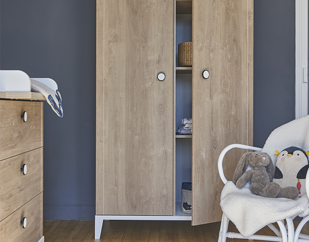 Nursery Wardrobe From The Marcel Collection Galipette Le Mobilier Des Tout Petits