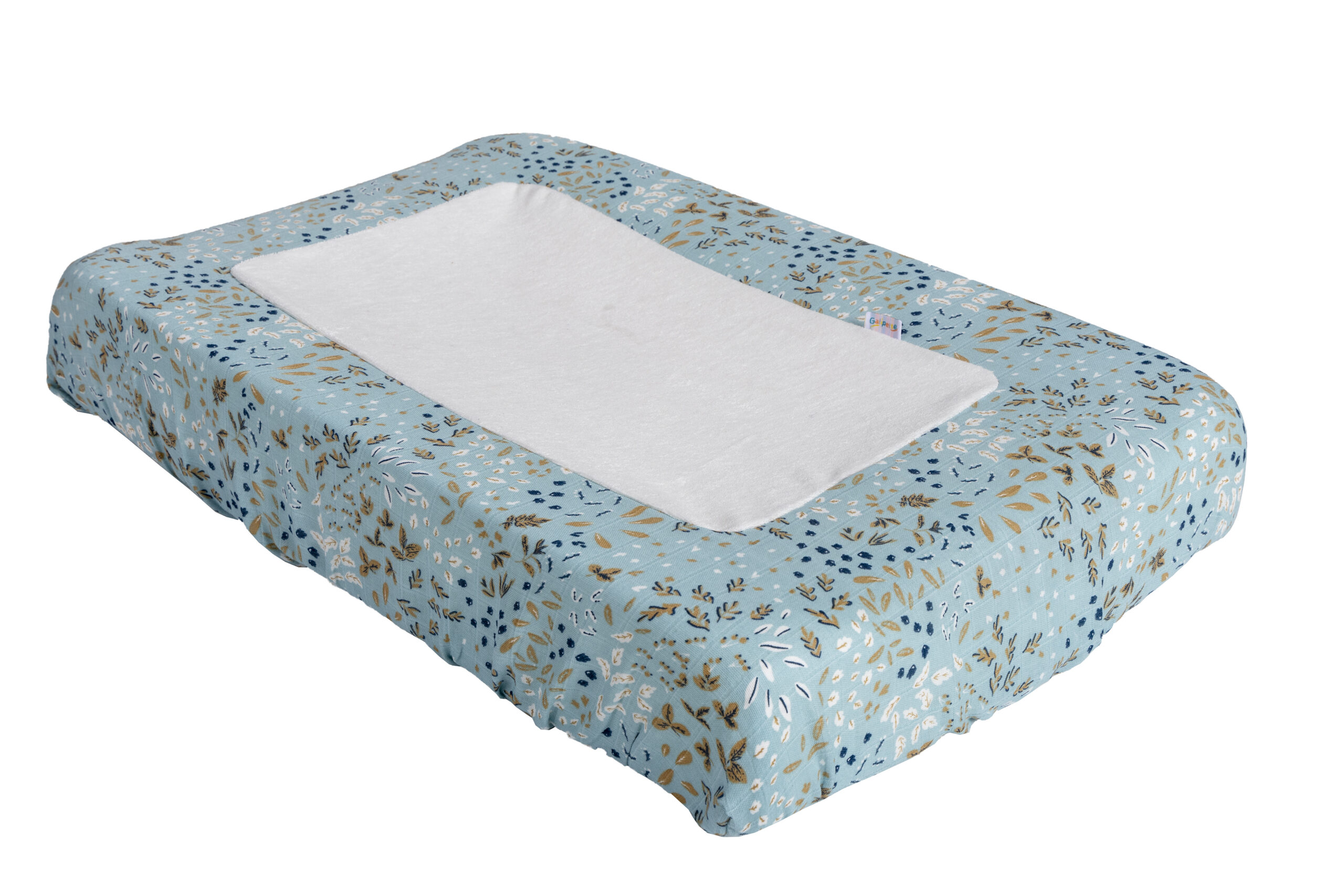 Housse matelas à langer Feuilles | Galipette, le mobilier des tout-petits